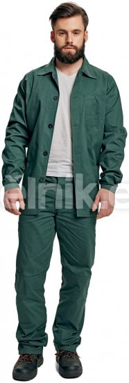 BE-01-001 oblek dvoudílný - zelený