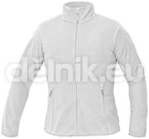 GOMTI fleecová bunda bílá