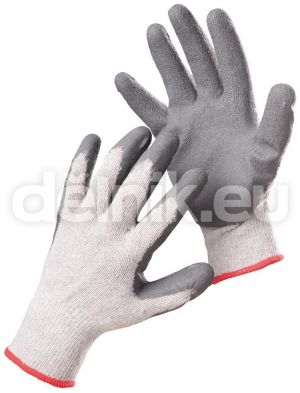 BABBLER ECO HS-04-001 pracovní rukavice PE máčené v nitrilu