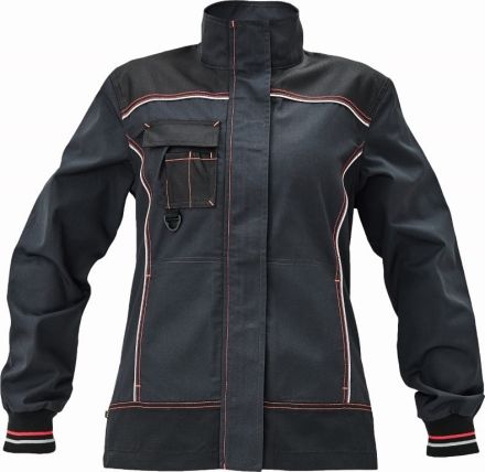 KNOXFIELD LADY bunda antracit/červená