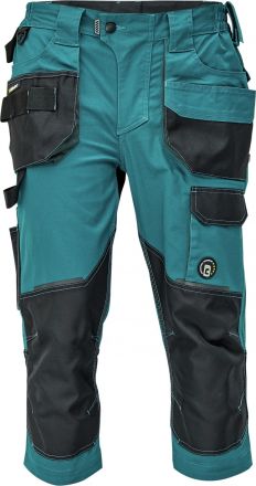 DAYBORO 3/4 kalhoty petrolejová/černá