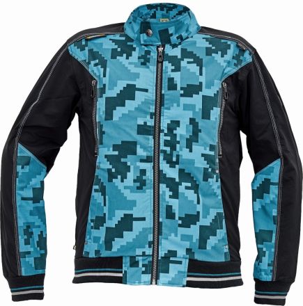 NEURUM CAMOUFLAGE bunda petrolejová