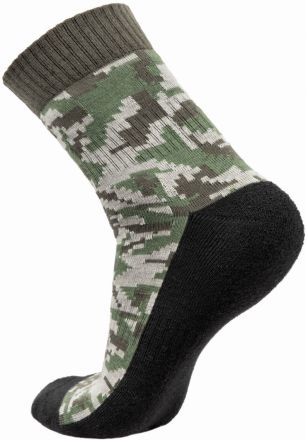 NEURUM CAMOUFLAGE ponožky tmavě olivová