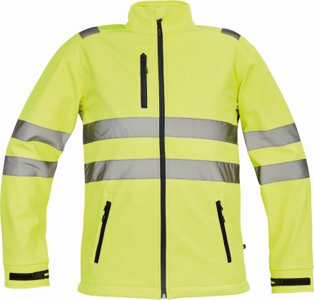 MURCIA HI-VIS softshellová bunda žlutá