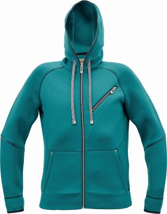 NEURUM mikina s kapucí petrolejová
