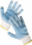 QUAIL Pracovní rukavice TC s PVC terčíky