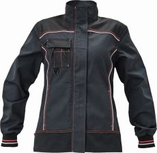 KNOXFIELD LADY bunda antracit/červená