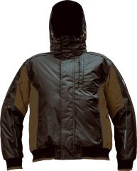 DAYBORO pilot zimní bunda tmavě hnědá/hnědá