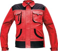 CARL BE-01-002 bunda červená/černá