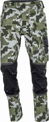 NEURUM CAMOUFLAGE kalhoty tmavě olivová