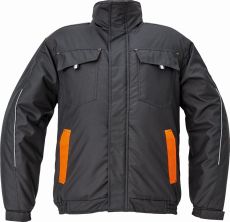 MAX VIVO pilot bunda černá/oranžová