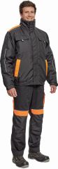 MAX VIVO pilot bunda černá/oranžová