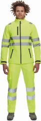 MURCIA HI-VIS softshellová bunda žlutá