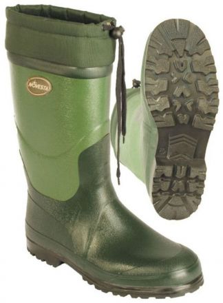 Plyšové holínky - zelené