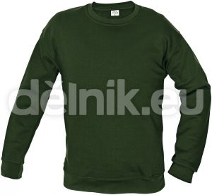 TOURS mikina tmavě zelená