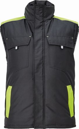MAX VIVO zimní vesta černá/žlutá