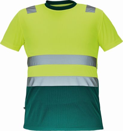 MONZON HI-VIS tričko žlutá/zelená