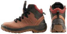TOP TREKKING MONVISO S3 kotníková bezpečnostní obuv - hnědá