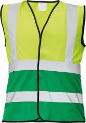 LYNX DUO vesta žlutá/zelená