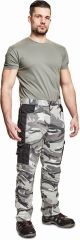CRAMBE kalhoty šedá camouflage