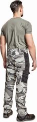 CRAMBE kalhoty šedá camouflage