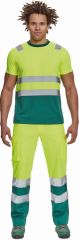 MONZON HI-VIS tričko žlutá/zelená