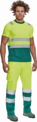 MONZON HI-VIS tričko žlutá/zelená