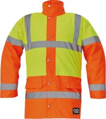 SEFTON bunda žlutá/oranžová