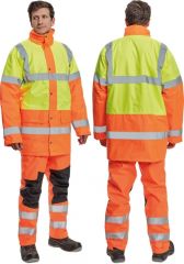 SEFTON bunda žlutá/oranžová