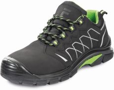 VINDWOOK S3 polobotka bezpečnostní - černá/zelená