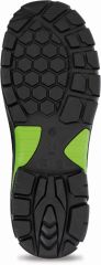 VINDWOOK S3 polobotka bezpečnostní - černá/zelená