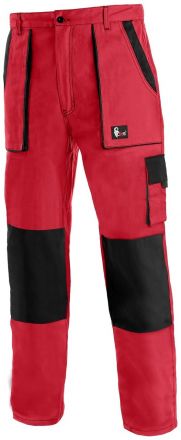 CXS LUXY JOSEF montérkové kalhoty červeno-černé