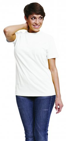 TEESTA tričko s krátkým rukávem, bílé