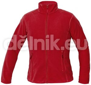 GOMTI fleecová bunda červená