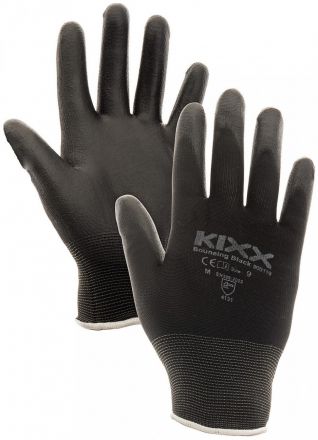 BOUNCING BLACK nylonové rukavice