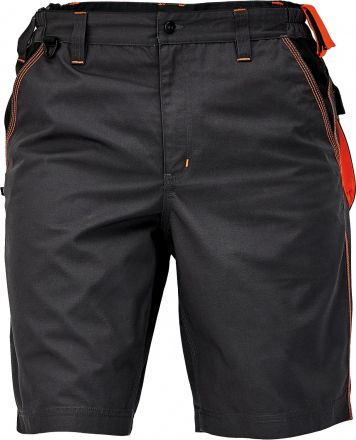 KNOXFIELD šortky antracit/oranžová