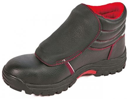 STEELER WELDER S3 HRO kotníková bezpečnostní obuv - černá/červená