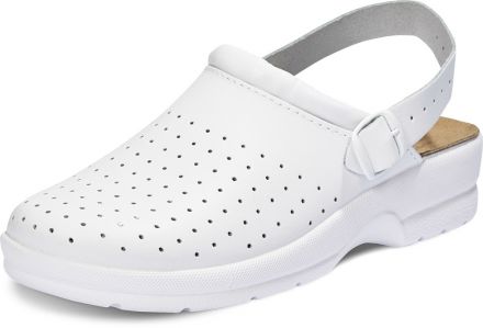 TARUCA pantofle pracovní s páskem pánské - bílá