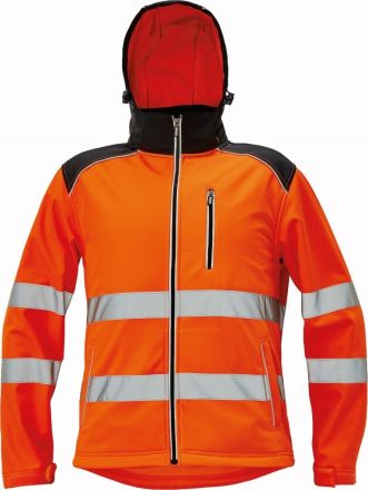 KNOXFIELD HI-VIS softshellová bunda oranžová
