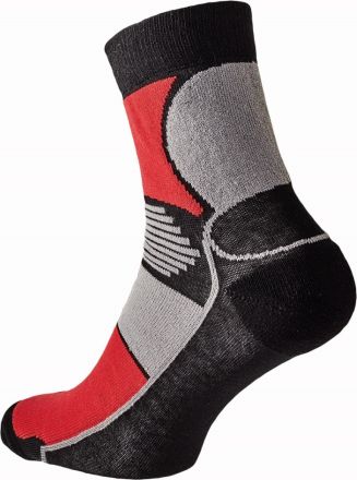 KNOXFIELD BASIC ponožky černá/červená