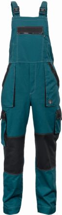 MAX SUMMER kalhoty s laclem petrolejová/černá