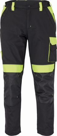 MAX VIVO kalhoty černá/žlutá