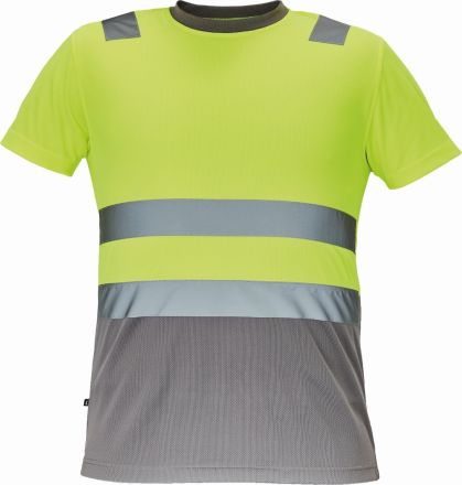 MONZON HI-VIS tričko žlutá/šedá