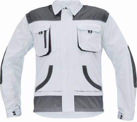 HANS bunda bílá/šedá