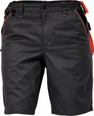 KNOXFIELD šortky antracit/oranžová