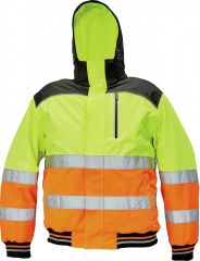 KNOXFIELD HI-VIS PILOT zimní bunda žlutá/oranžová