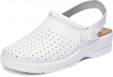 TARUCA pantofle pracovní s páskem pánské - bílá