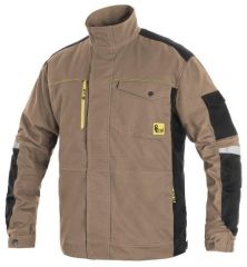 STRETCH montérková blůza - béžová/černá