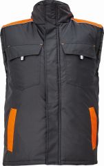 MAX VIVO zimní vesta černá/oranžová