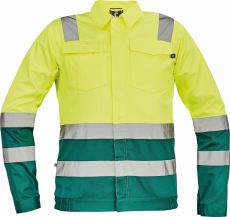 VALENCIA HI-VIS bunda žlutá/zelená